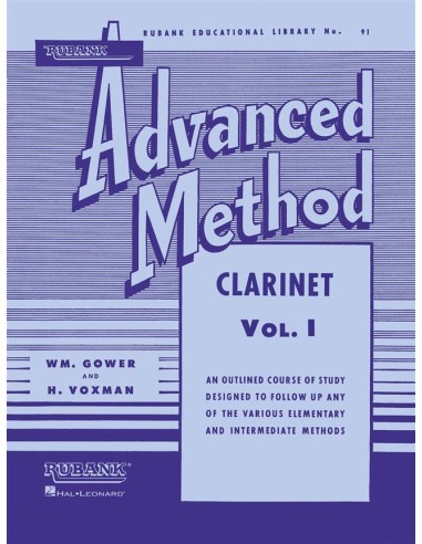 RUBANK-Advanced Method für Klarinette Vol.1 (Voxman/Gower)