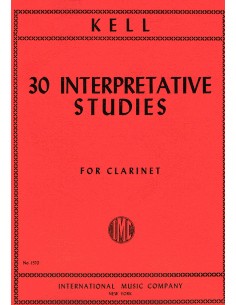 KELL R.-Etudes dinterprétation (30) pour clarinette