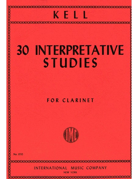 KELL R.-Etudes dinterprétation (30) pour clarinette