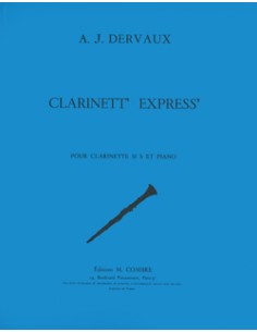 DERVAUX A.J.-Clarinett Express per Clarinetto e Pianoforte