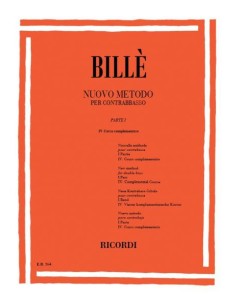 BILLE I.-New Method Part 1 Complementary Course 4 for Double Bass (Vol.4)