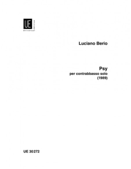 BERIO L.-Psy per contrabbasso