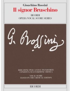 ROSSINI G.-Il Signor Bruschino für Singstimme und Klavier