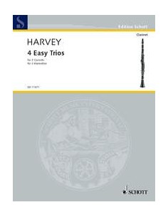 HARVEY P.-Easy Trios (4) for 3 Clarinets