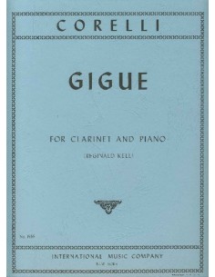 CORELLI A.-Gigue for Clarinet and Piano (Kell)