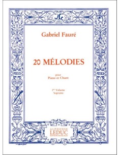 FAURE G.-Melodies (60) Vol.1 per Soprano e Pianoforte
