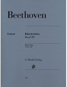 BEETHOVEN L.V.-Trios con Piano 3º (Urtext)