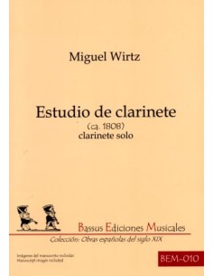 WIRTZ M.-Studio per Clarinetto (Rubio)