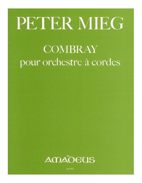 MIEG P.-Combray for String Orchestra (Score)