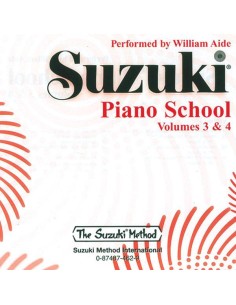 SUZUKI S.-3. und 4. Schule für Klavier (CD-Begleitung) (Assistenz)