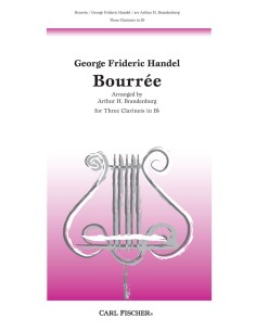 HAENDEL G.F.-Bourree for 3 Clarinets