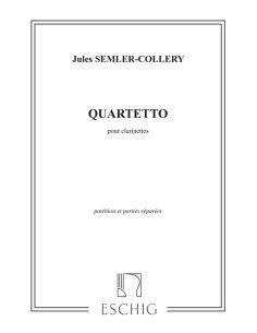 SEMLER COLLERY J.-Quartetto per 4 clarinetti