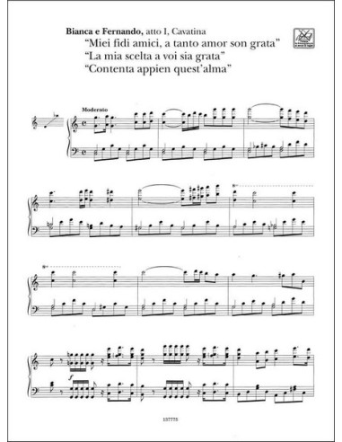 BELLINI-Arie d'Opera per Soprano e Pianoforte