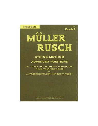 MULLER & RUSCH-Méthode de contrebasse Vol.5
