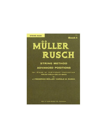 MULLER & RUSCH-Méthode de contrebasse Vol.5