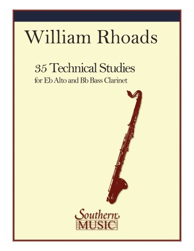 RHOADS W.-Etudes techniques (35) pour clarinette alto