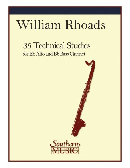 RHOADS W.-Etudes techniques (35) pour clarinette alto