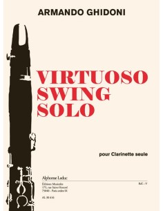 GHIDONI A.-Virtuoso Swing Solo for Clarinet