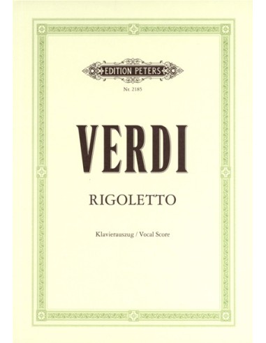 VERDI G.-Rigoletto per voce e pianoforte