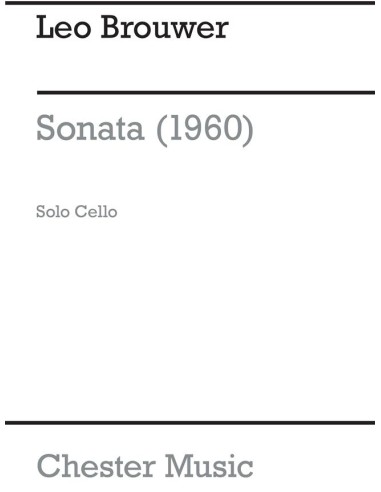 BROUWER L.-Sonate pour violoncelle seul