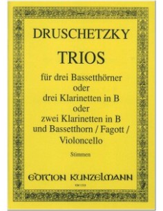 DRUSCHETZKY G.-Trio per 3 clarinetti