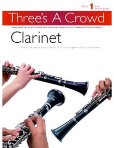 THREE´S A CROWD-Book 1 para 3 Clarinetes (Power)