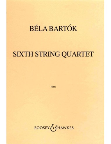 BARTOK B.-String Quartet No. 6 (Parts)