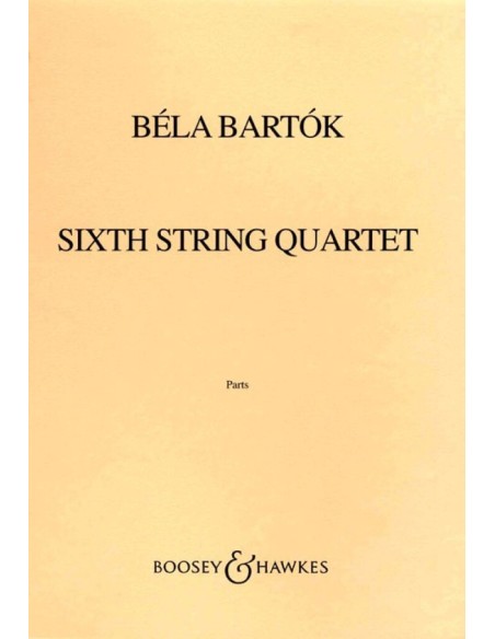 BARTOK B.-String Quartet No. 6 (Parts)