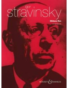 STRAVINSKY I.-Oedipux Rex per voce e pianoforte