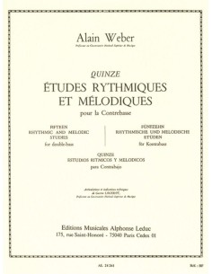 WEBER A.-Studi (15) Ritmico e melodico per contrabbasso