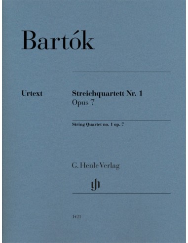 BARTOK B.-String Quartet No. 1 Op.7 (Parts) (Urtext)