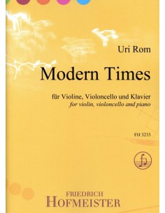 ROM U.-Moderne Zeiten für Violine. Cello und Klavier