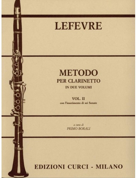 LEFEVRE J.X.-Méthode pour Clarinetto Vol.2 (Borali)