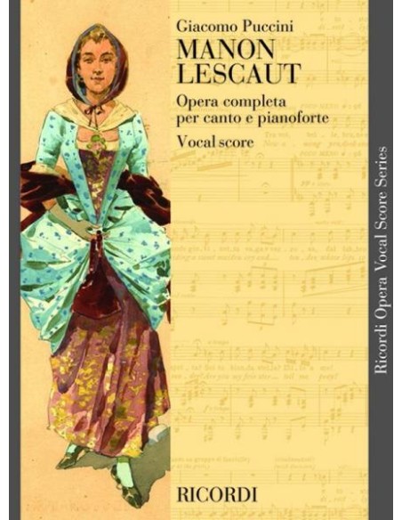 PUCCINI G.-Manon Lescaut per voce e pianoforte