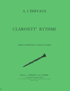 DERVAUX A.J.-Clarinett Rythme per clarinetto e pianoforte