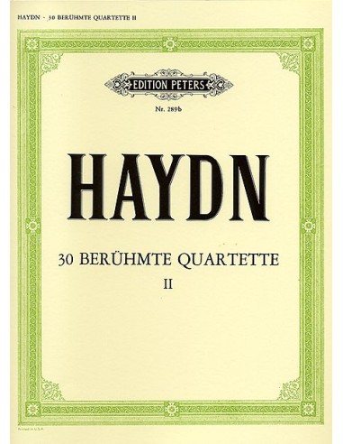 HAYDN J.-Famous Quartets 2nd: 16 String Quartets