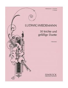 WIEDEMANN L.-Duets (30) Facile et mélodique pour 2 clarinettes