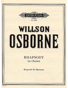 OSBORNE W.-Rhapsody pour clarinette