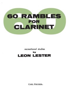 LESTER L.-Rambles (60) for Clarinet