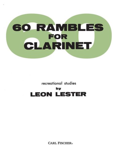 LESTER L.-Rambles (60) for Clarinet