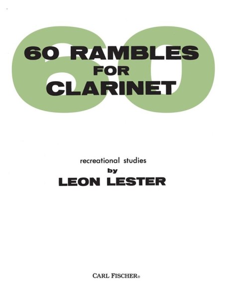 LESTER L.-Rambles (60) für Klarinette