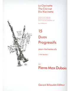 DUBOIS P.M.-Duos Progresivos (15) para 2 Clarinetes