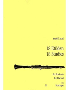 JETTEL R.-Studi (18) per clarinetto