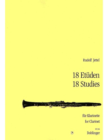 JETTEL R.-Studien (18) für Klarinette