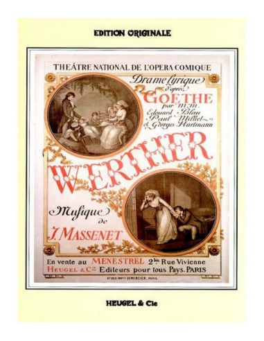 MASSENET J.-Werther per voce e pianoforte