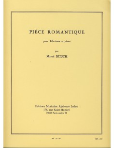 BITSCH M.-Piece Romantique per clarinetto e pianoforte