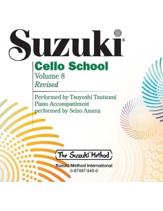 SUZUKI S.-8th Cello School (Accompaniment CD)
