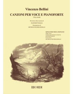 BELLINI-Lieder für hohe Stimme und Klavier