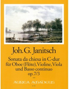 JANITSCH J.G.-Sonata da Chiesa Op.7 nº 3 en Do Mayor (Partitura/Partes)