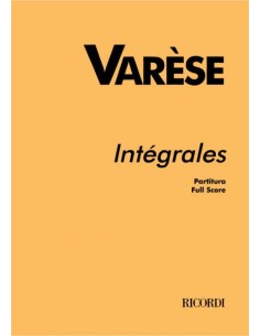 VARESE E.-Integrals for 11 Wind and Percussion Instruments (Conductor Score)